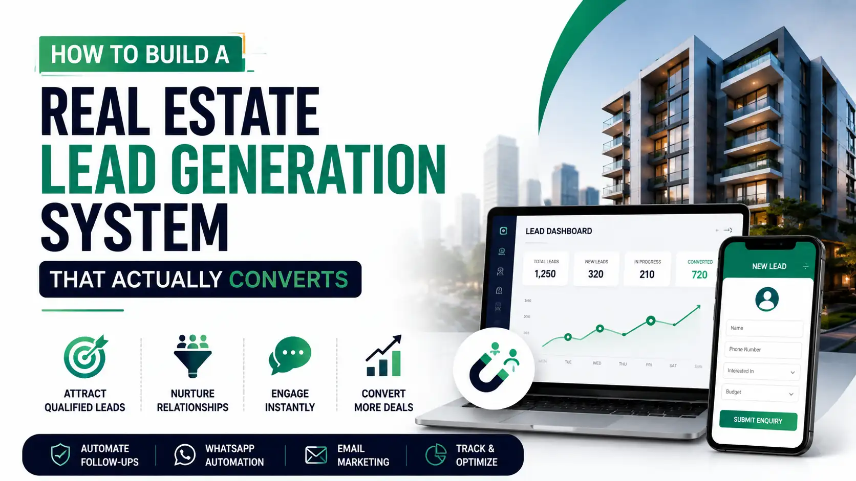 How to Build a Real Estate Lead Generation System That Actually Converts
