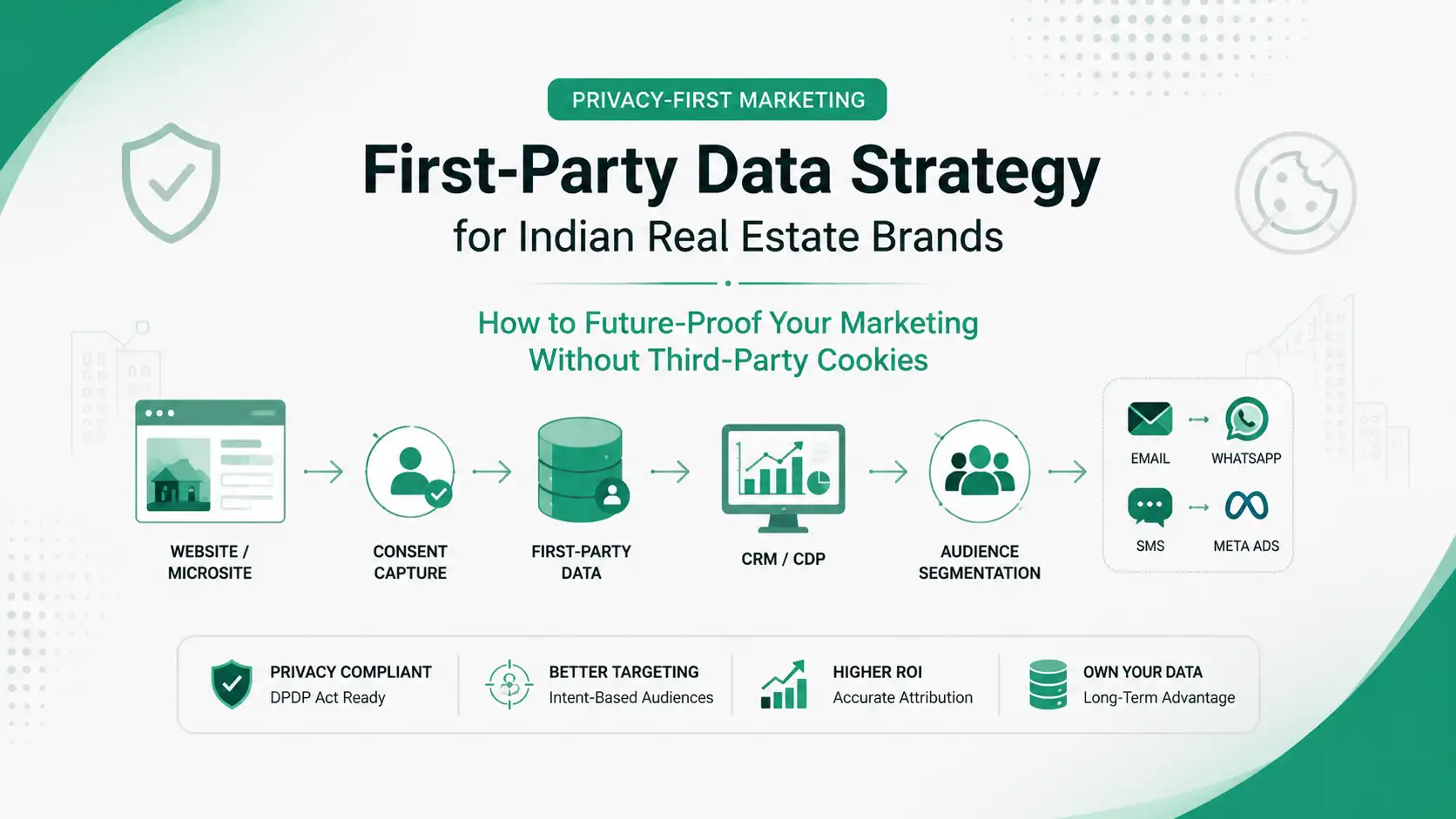 First-Party Data Strategy for Indian Real Estate Brands: How to Future Proof Your Marketing Without Third-Party Cookies